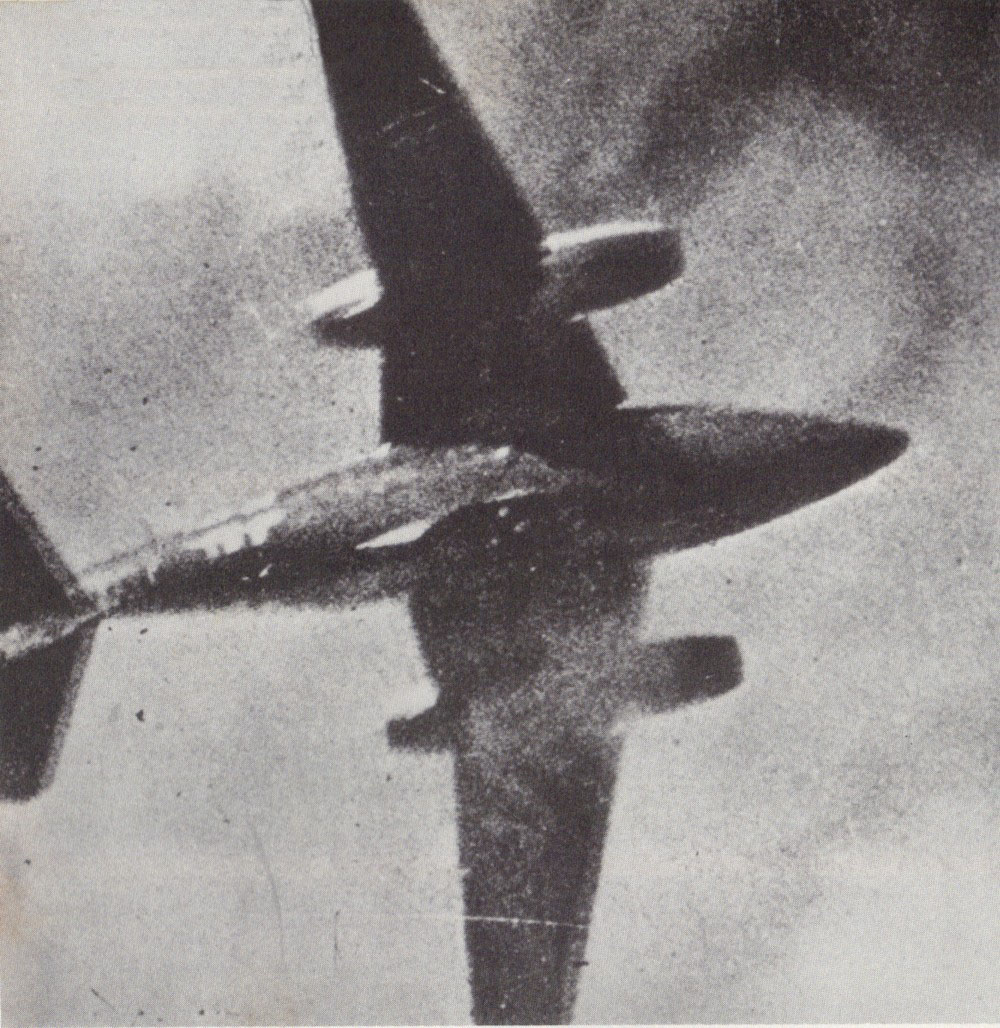 Crashlocatie Messerschmitt Me 262A-2a 110553 #1