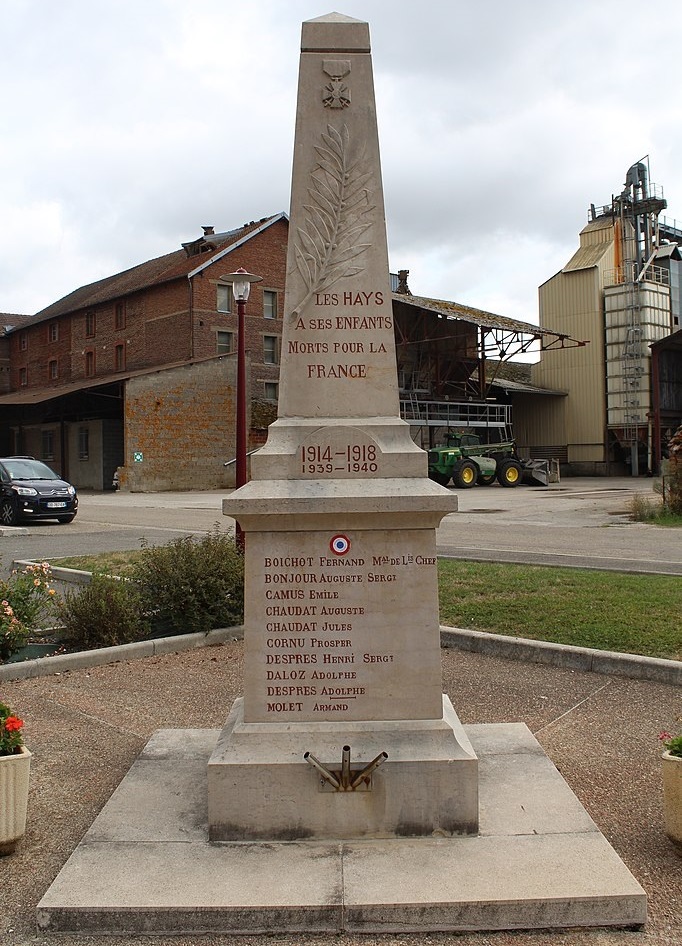 Oorlogsmonument Les Hays