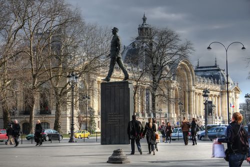 Image result for Statue of Charles de Gaulle in Paris, France