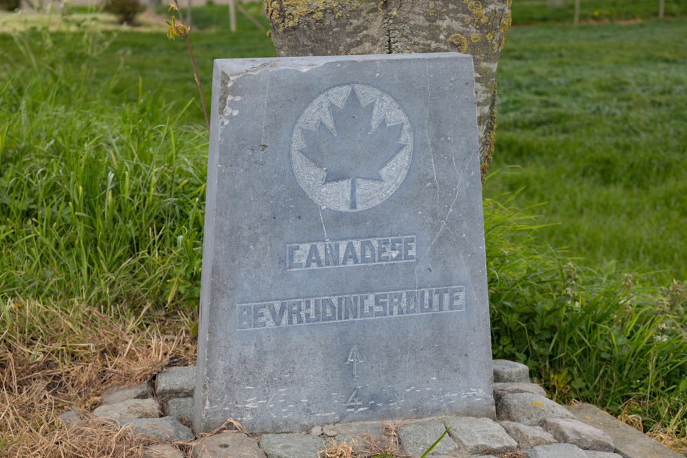 Marker No. 4 Canadian Liberation Route #1