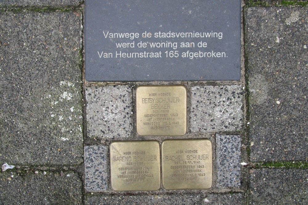 Stolpersteine Van Heurnstraat 165 #5