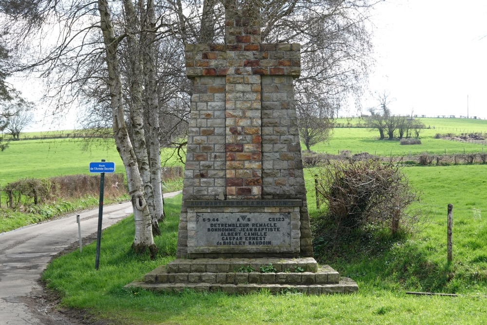 Monument Verzetsstrijders Pepinster #4