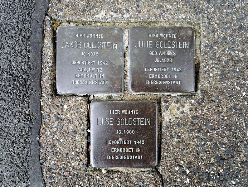 Stolpersteine Burgbenden 4 #1