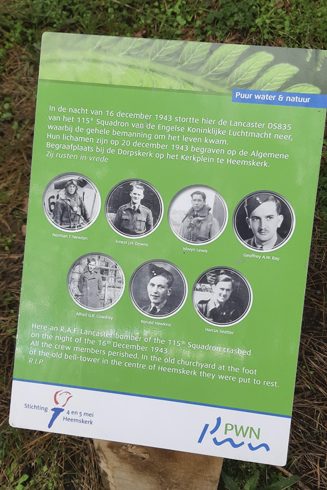 Crash Site Avro Lancaster DS835