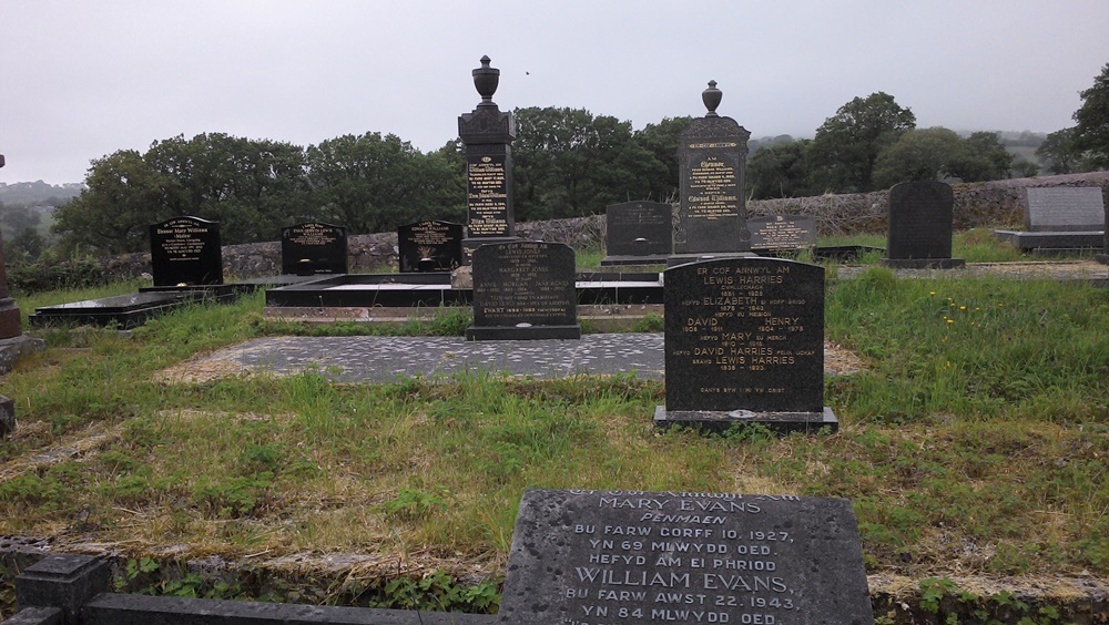 Commonwealth War Grave Twynllanan Methodist Chapelyard #1
