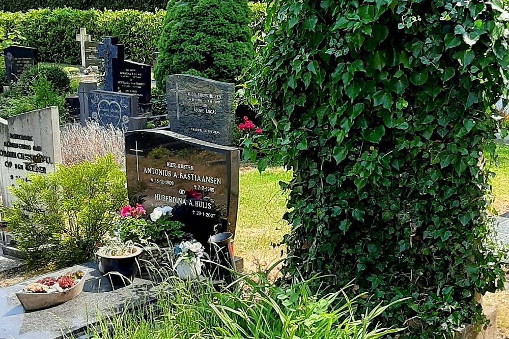 Commemoration Stone (Former Grave) H.A. (Henk) Touw  St. Martinus Princenhage #2