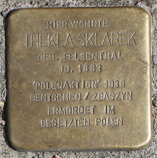 Stumbling Stones Humboldtstraße 6 #2