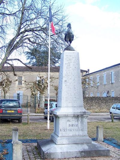 Oorlogsmonument Barsac