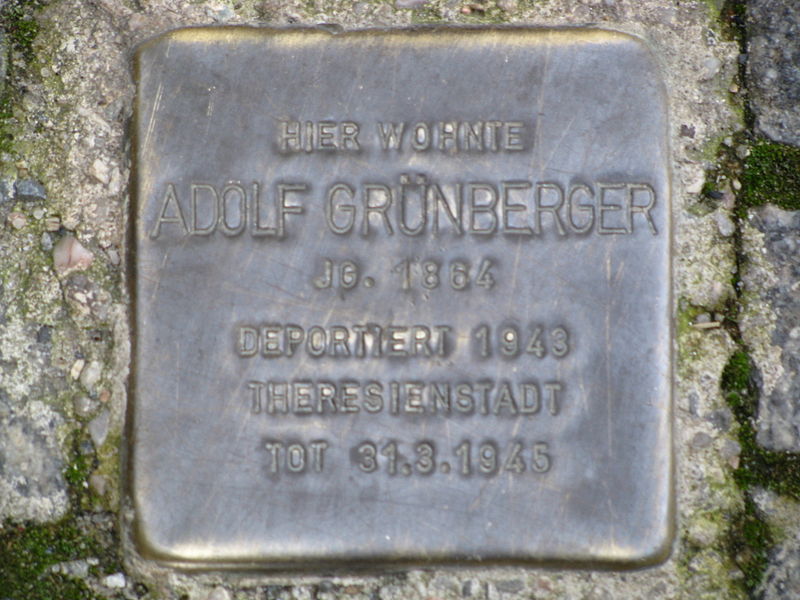 Stolperstein Pfortenstraße #1