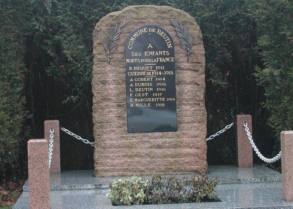 Monument Eerste Wereldoorlog Beutin