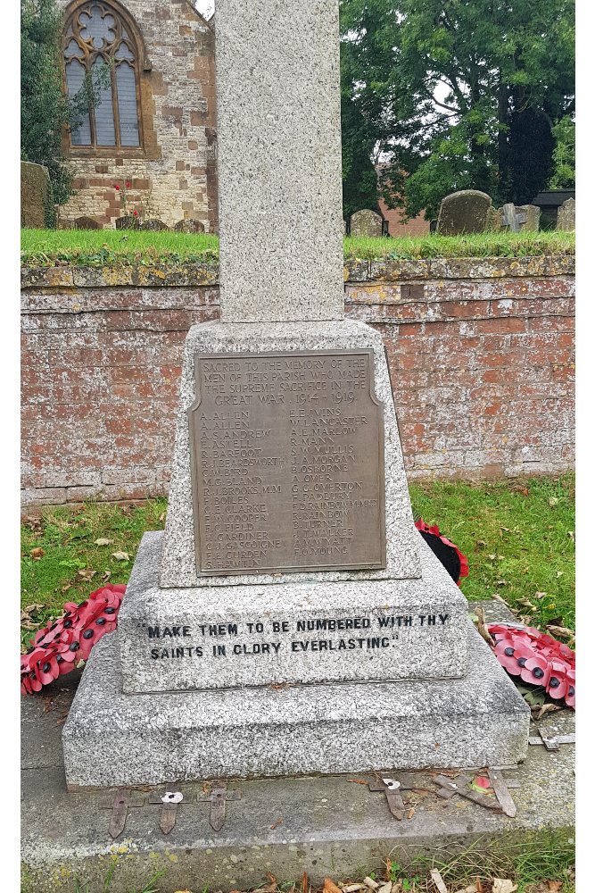 War Memorial Harbury #3