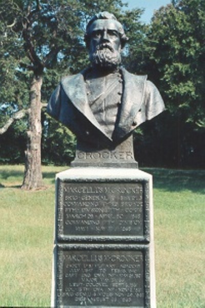 Buste van Brigadier General Marcellus M. Crocker (Union) #1