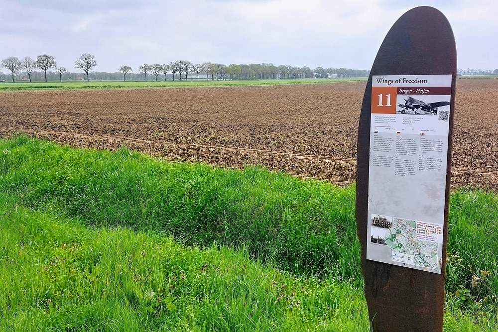 Cycle Route Wings of Freedom: Crash Site Typhoon Mk Ib, MP125, Code SF-M #4