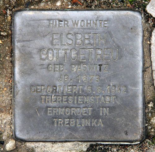 Stolperstein Bamberger Strae 37 #1