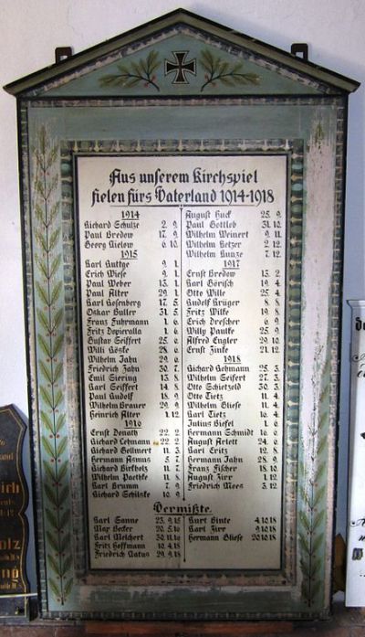 War Memorial Booßen #1