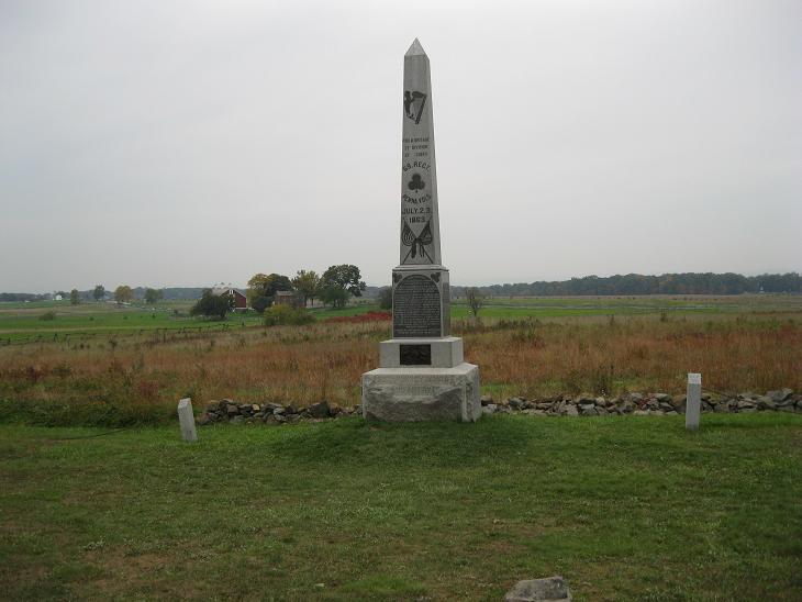 Monument 69th Pennsylvania Volunteer Infantry Regiment