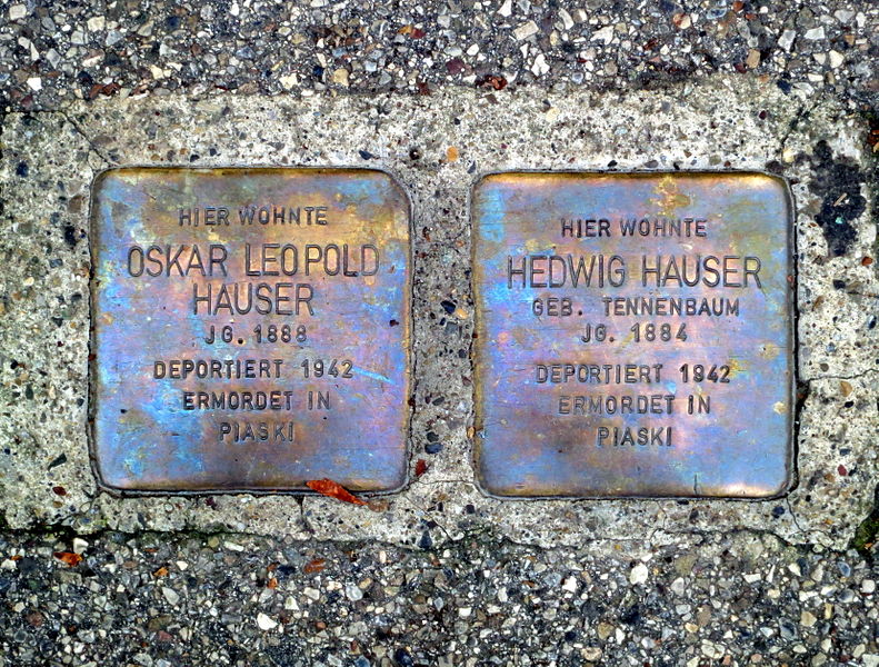 Stolpersteine Fürstenstraße 27 #1