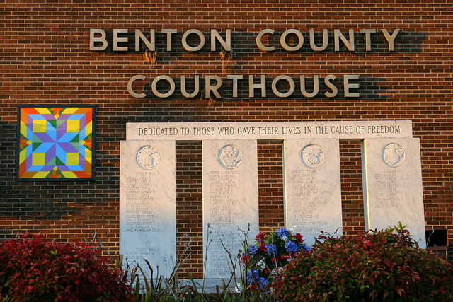 Oorlogsmonument Benton County #1