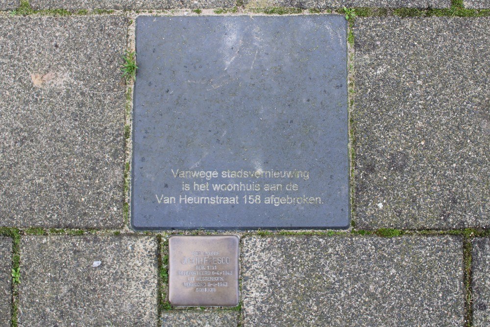 Stumbling Stone Van Heurnstraat 158
