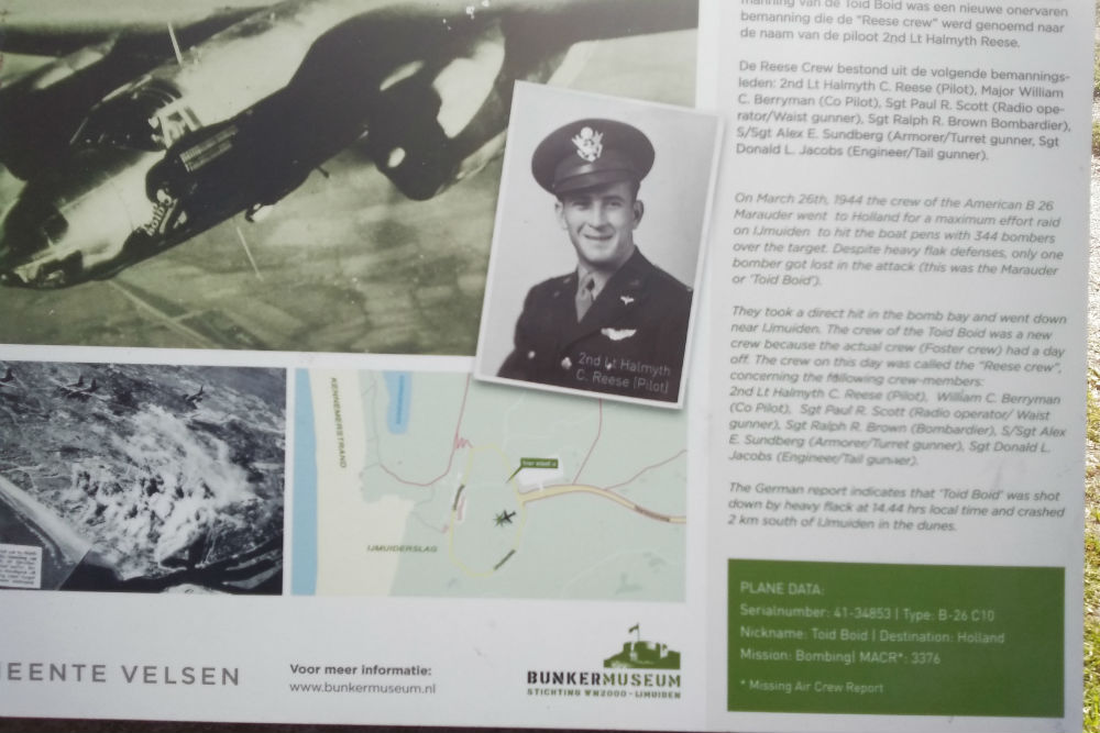 Crashlocatie B26C Marauder 