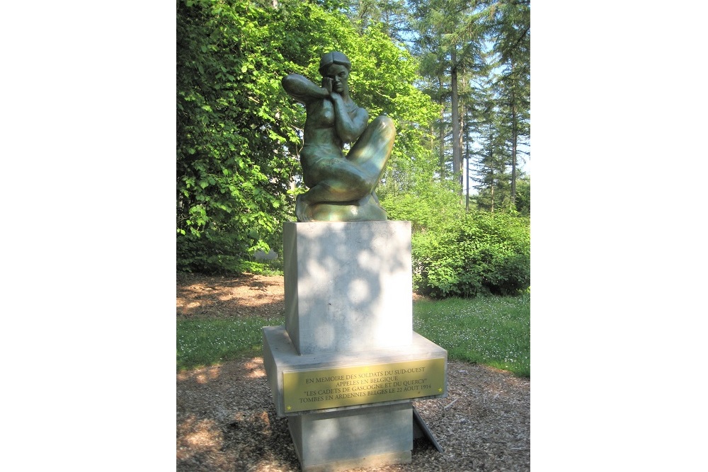 Monument Frans-Duitse Oorlogsbegraafplaats Anloy-Heide #1