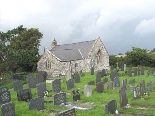 Commonwealth War Grave St. Iestyn Churchyard #1