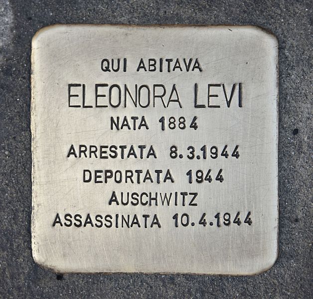 Stolperstein Corso Massimo dAzeglio 12