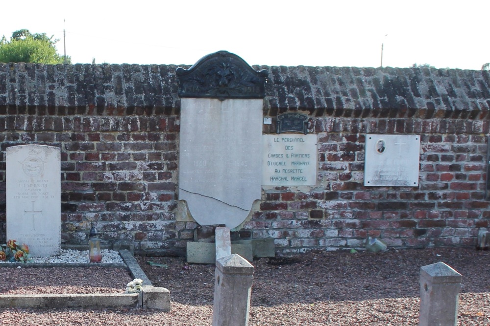 Commemorative Plates Cemetery War Voroux-Goreux