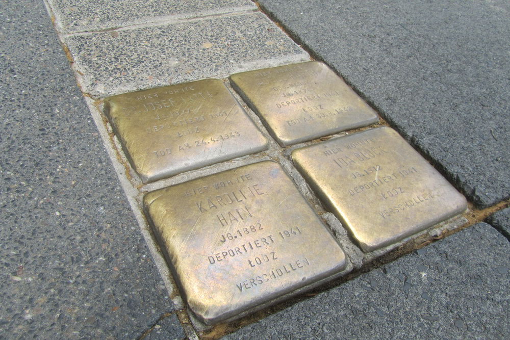 Stolpersteine Hohenzollernring 47