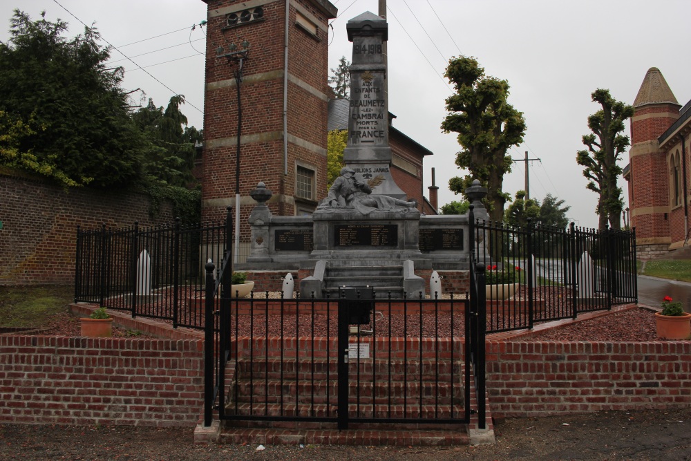 Oorlogsmonument Beaumetz-les-Cambrai