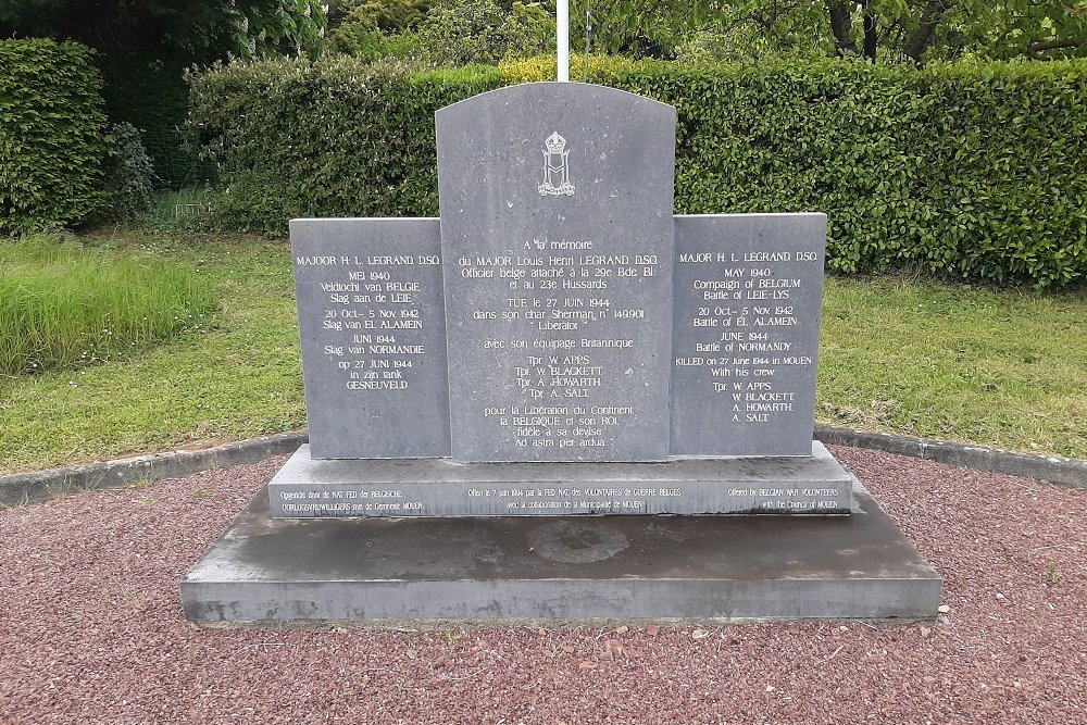 Gedenkteken Louis Henri Legrand Mouen #1