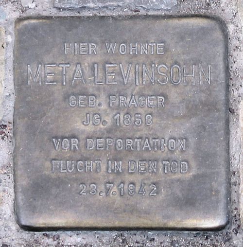 Stolpersteine Landhausstraße 37 #3