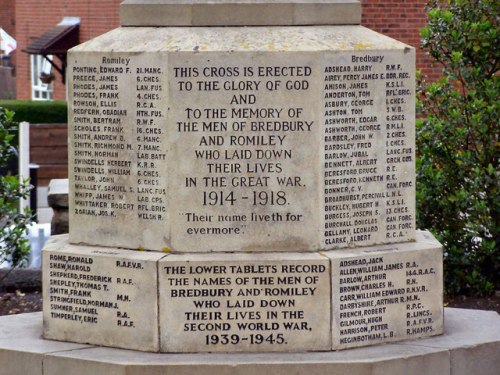 Oorlogsmonument Bredbury en Romiley #2