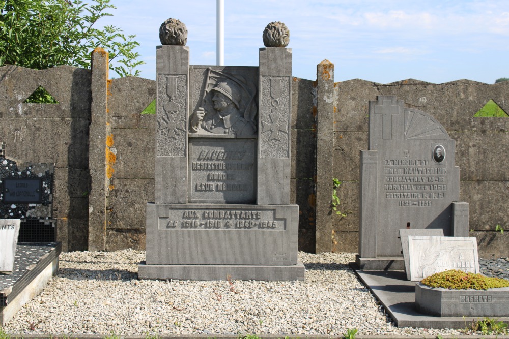 Oorlogsmonument Begraafplaats Baugnies #2