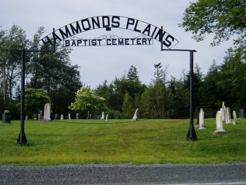 Oorlogsgraf van het Gemenebest Hammond Plains Baptist Cemetery
