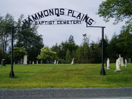 Commonwealth War Grave Hammond Plains Baptist Cemetery #1