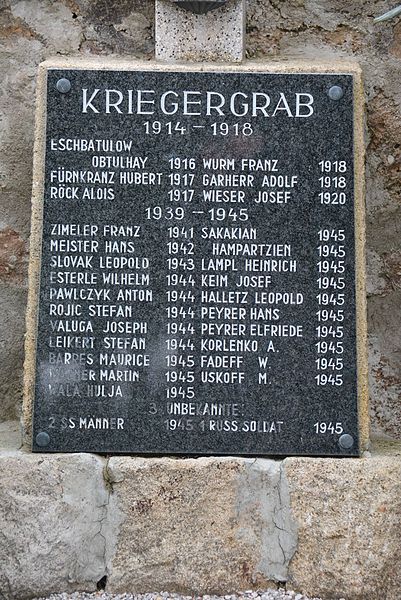 German War Graves Hirtenberg #2