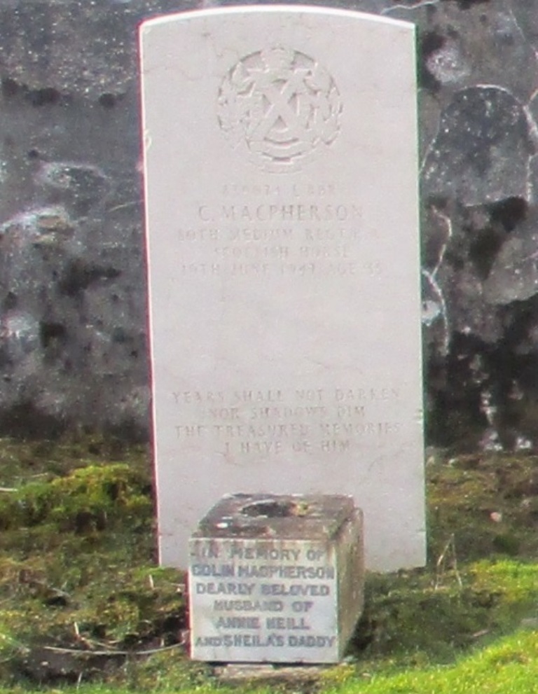 Commonwealth War Grave Kirkmichael Churchyard #1