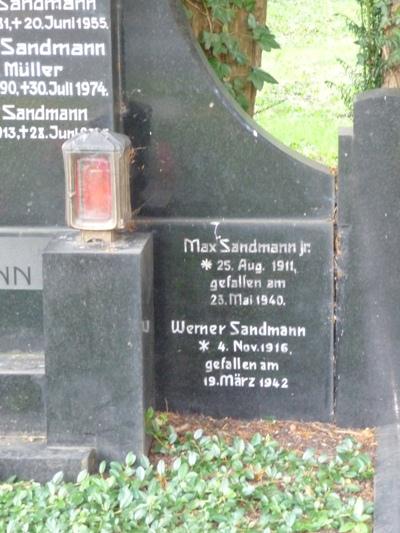 Remembrance Texts German Fallen Westfriedhof II #3