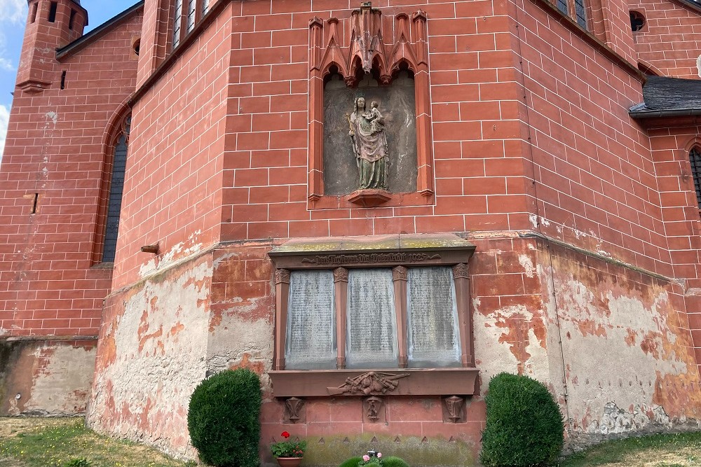 Oorlogsmonument Eerste Wereldoorlog Oberwesel