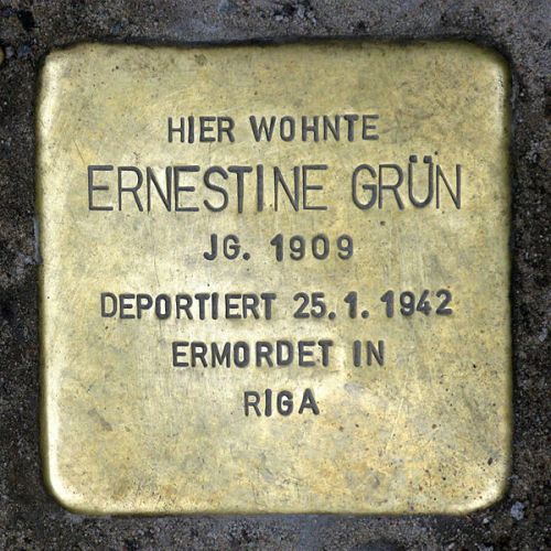 Stolpersteine Tucholskystraße 41 #3