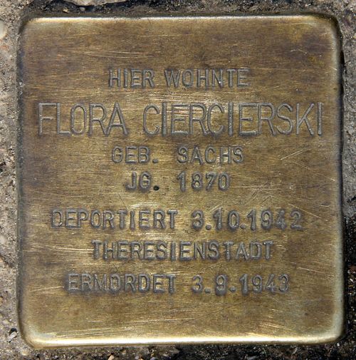 Stolpersteine Segitzdamm 8