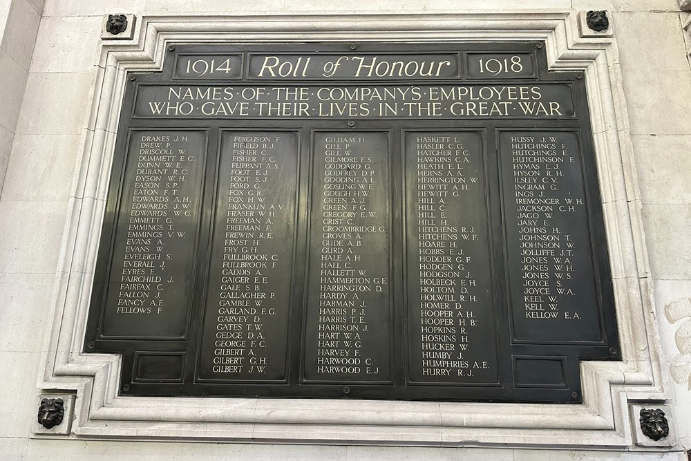 Oorlogsmonument London and South Western and the Southern Railway #2