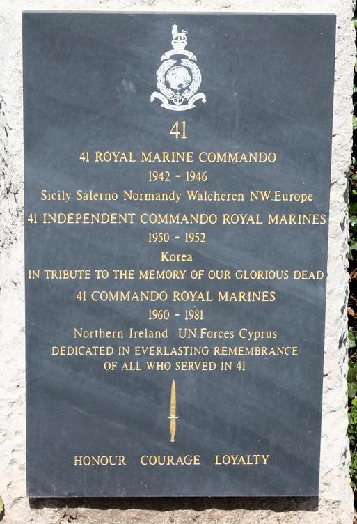 Memorial 41 Royal Marine Commando