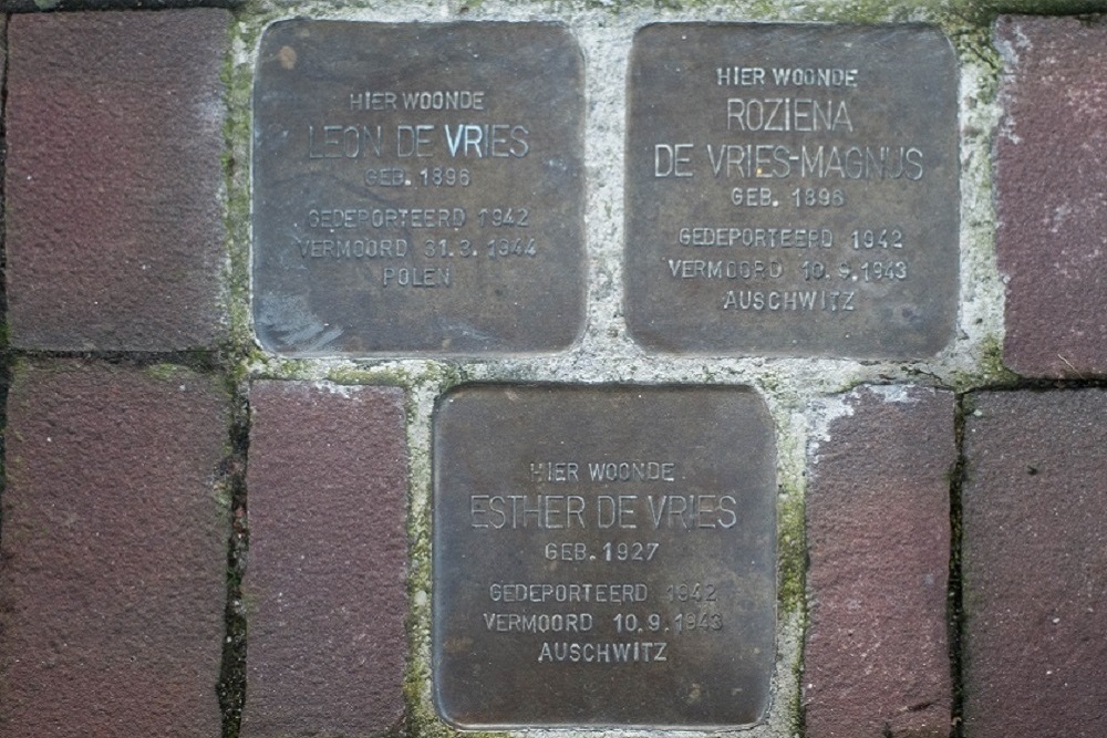 Stolpersteine Stationsstraat 5 #1