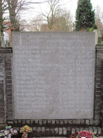 Monument Burgerlijke Slachtoffers Meulebeke #2