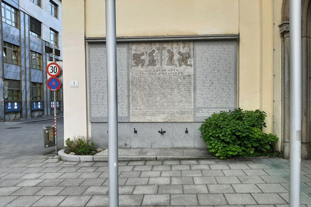 Herdenkingsplaquette Martin Lutherkerk Linz
