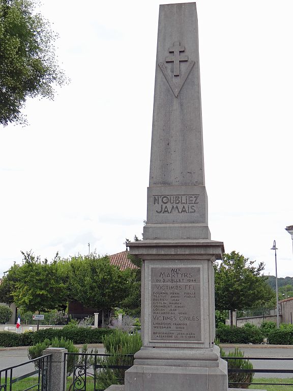 Monument Duitse Actie 3 Juli 1944
