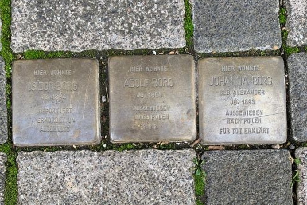 Stolpersteine Bahnhofstrae 36