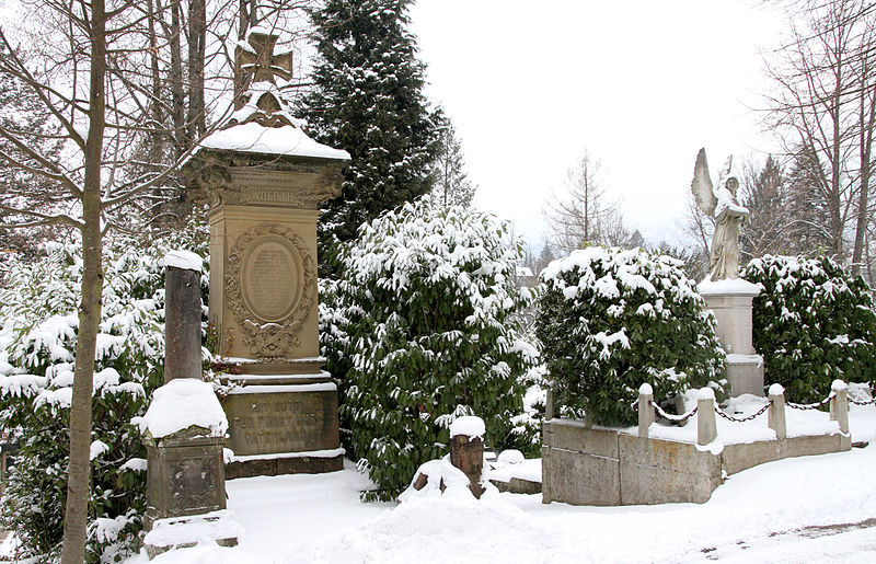 Monument Frans-Duitse Oorlog Hauptfriedhof Baden-Baden #1